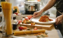 mangiare cibo italiano