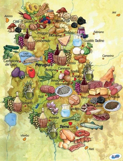 Prodotti tipici del territorio di Orvieto e dell'Umbria