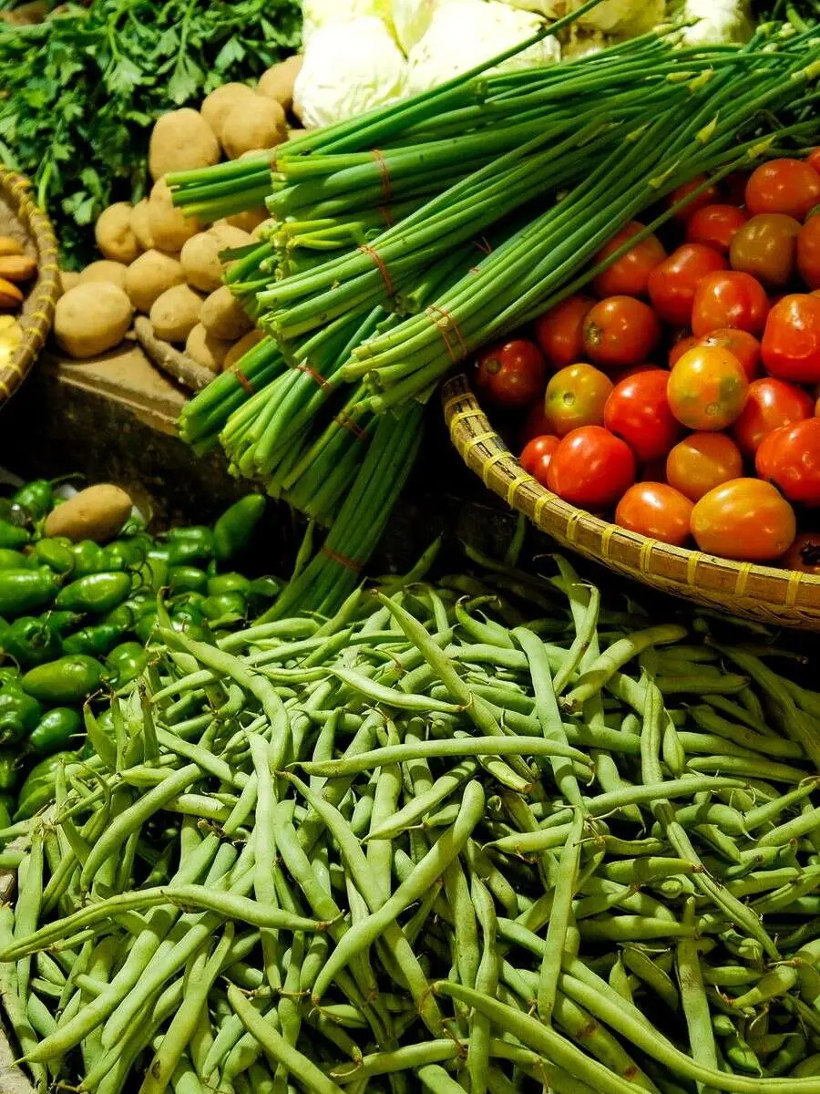 Verdure fresche di stagione e di filiera