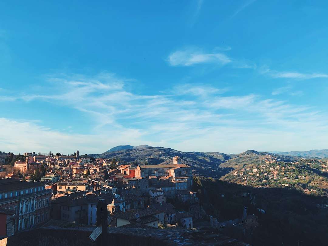 Panorama di Perugia dal belvedere