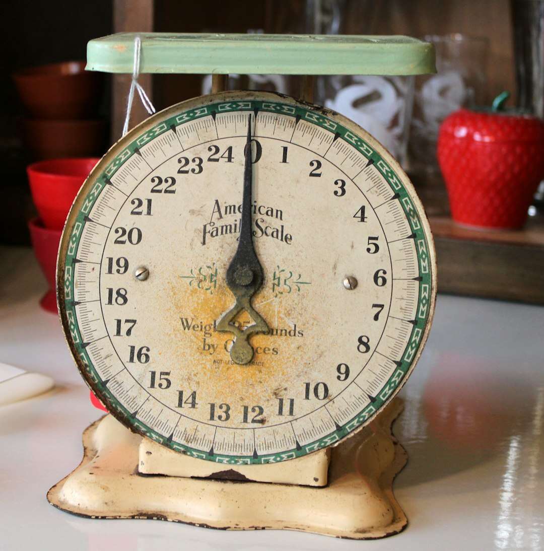 Bilancia da cucina antica: la giusta misura